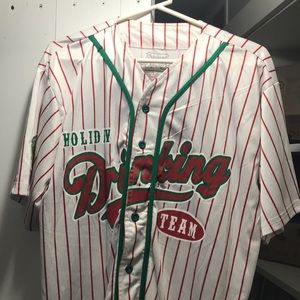 Funny Christmas button up jersey